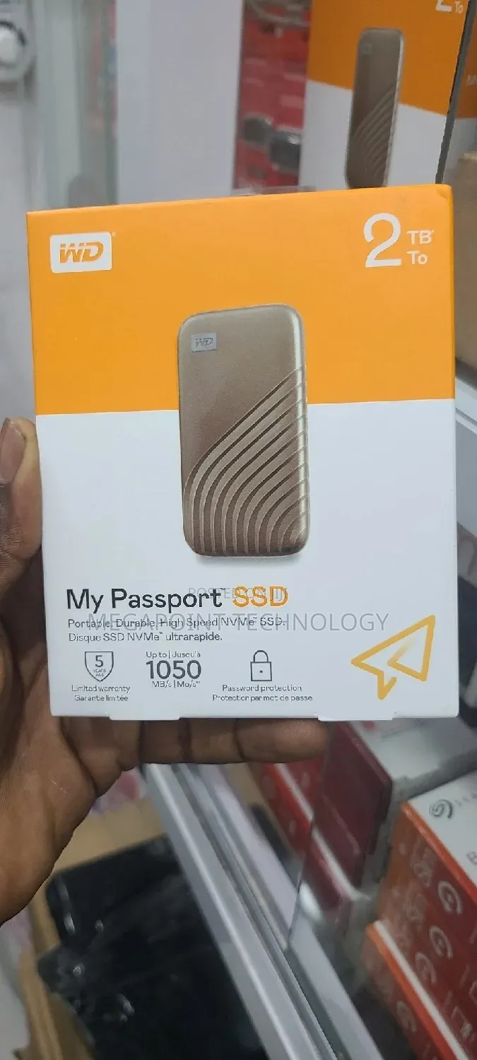 Wd My Passport 2tb Portable External SSD