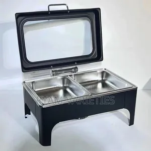 Quality Luxury Stainless Steel Black Chafing Dish