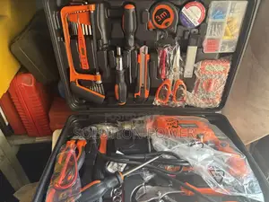 Set of Electrical Tools Box With Impact Drill