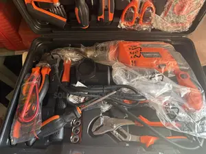 Set of Electrical Tools Box With Impact Drill