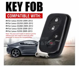 Smart Keyless Entry Fob Transmitter Replacement for Es 350