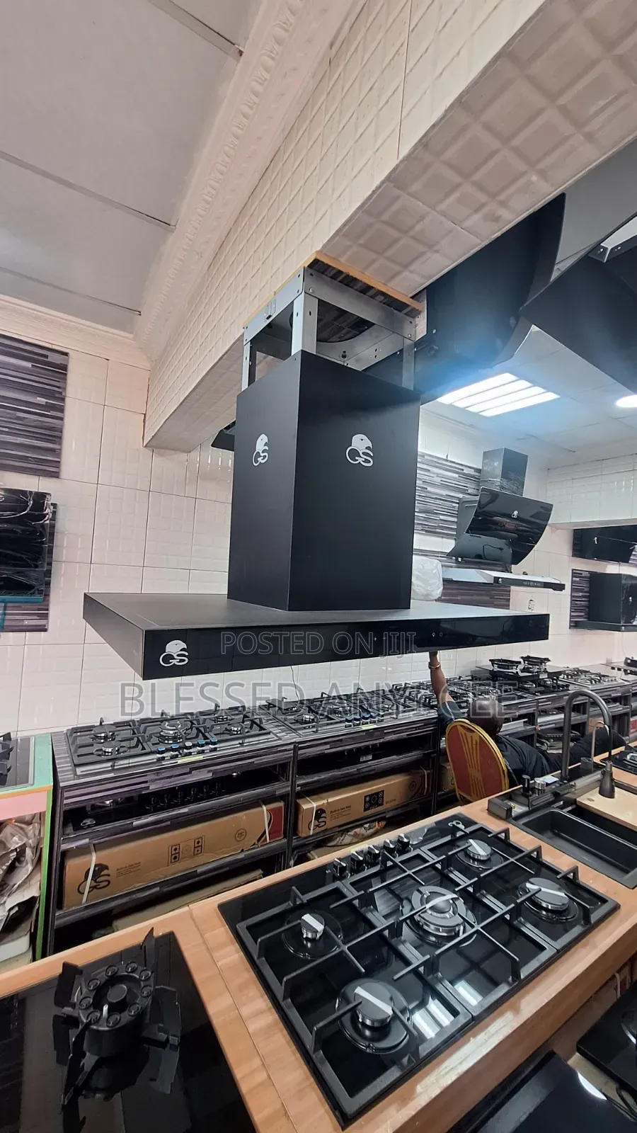 New Gs 90cm Executive T Shape Range Hood Hand Wave Energy Saving 2year