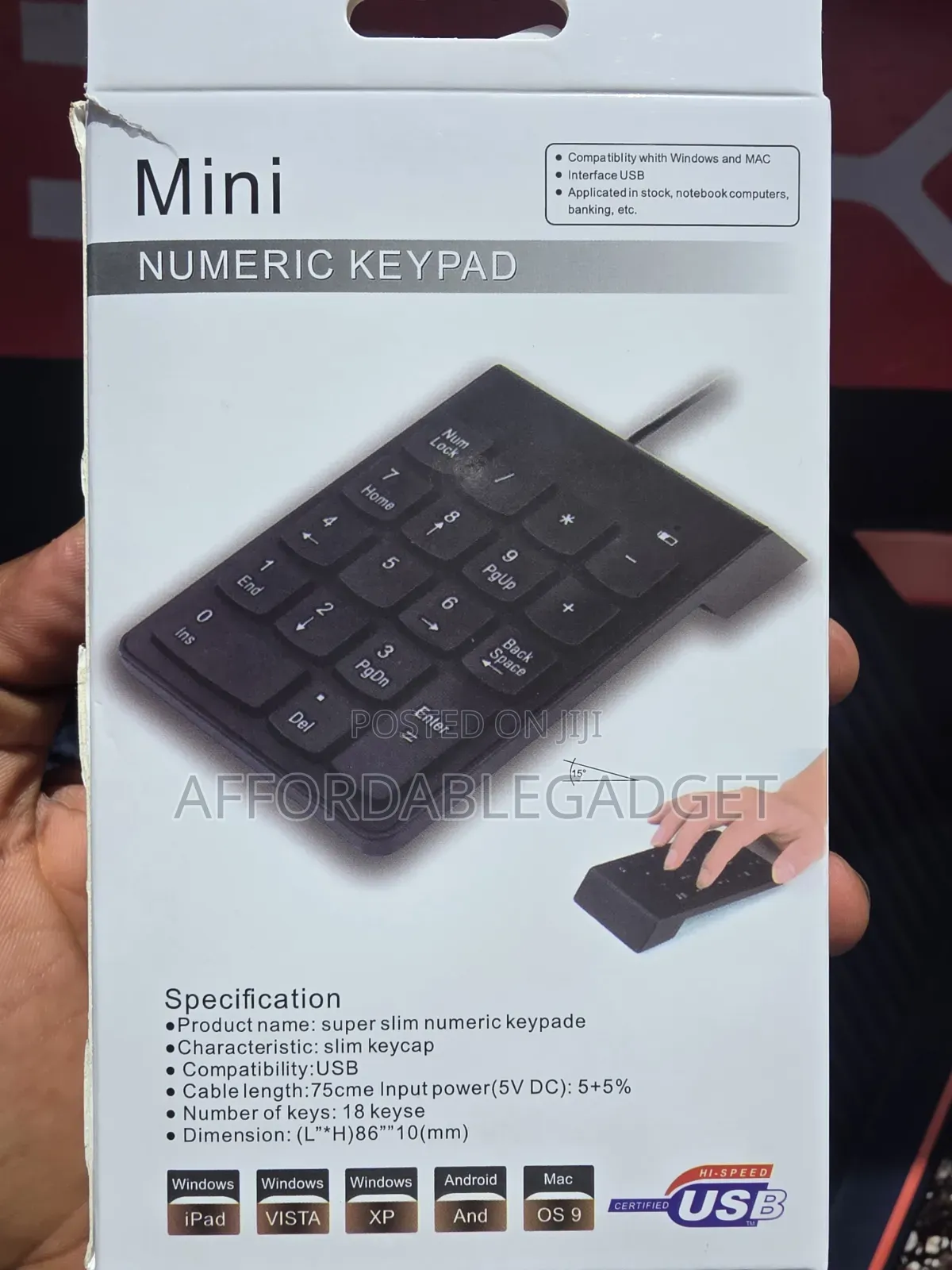 Mini Numeric Keypad