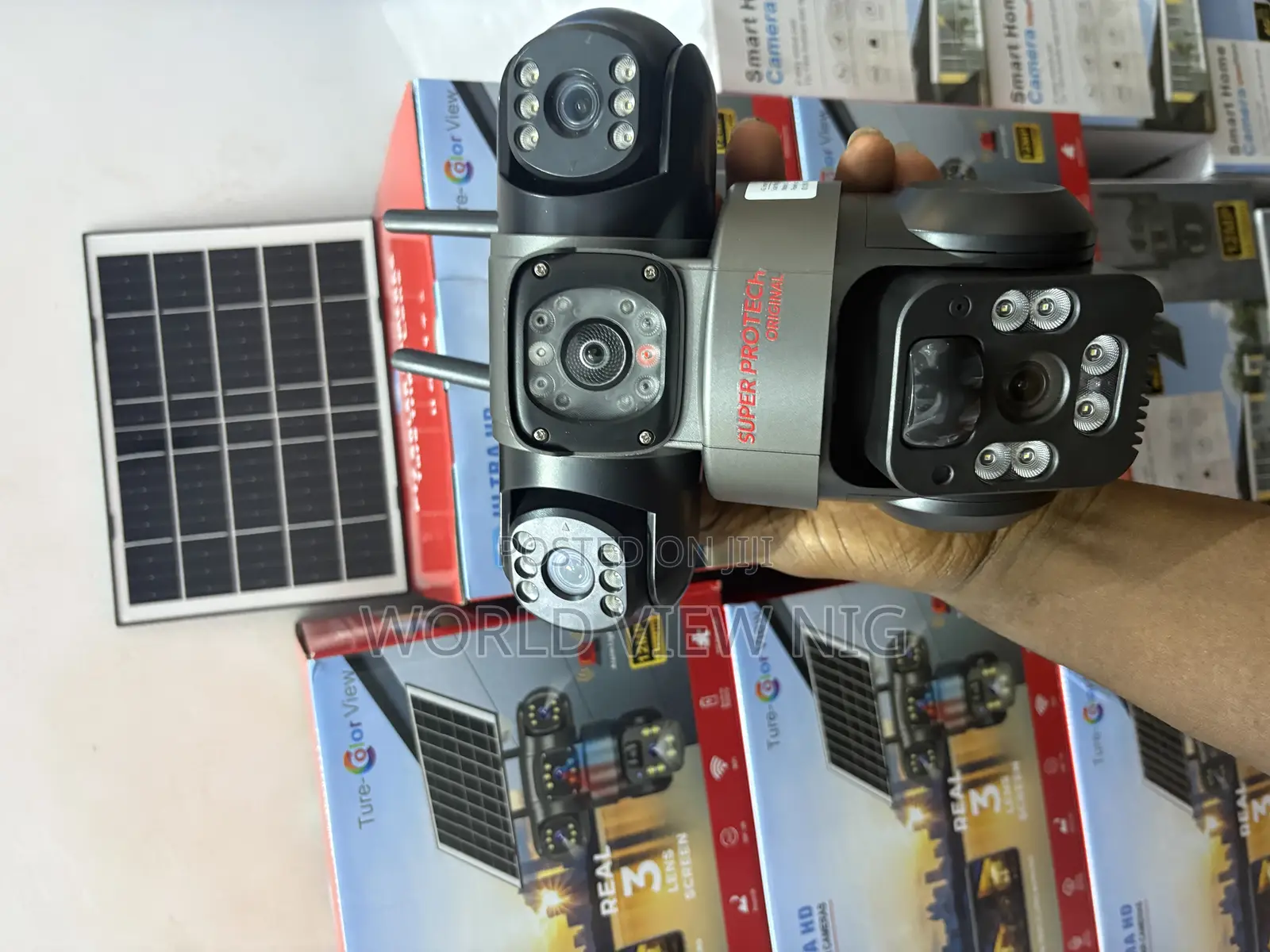 PTZ Solar Camera Triple Lenses Sim Enabled
