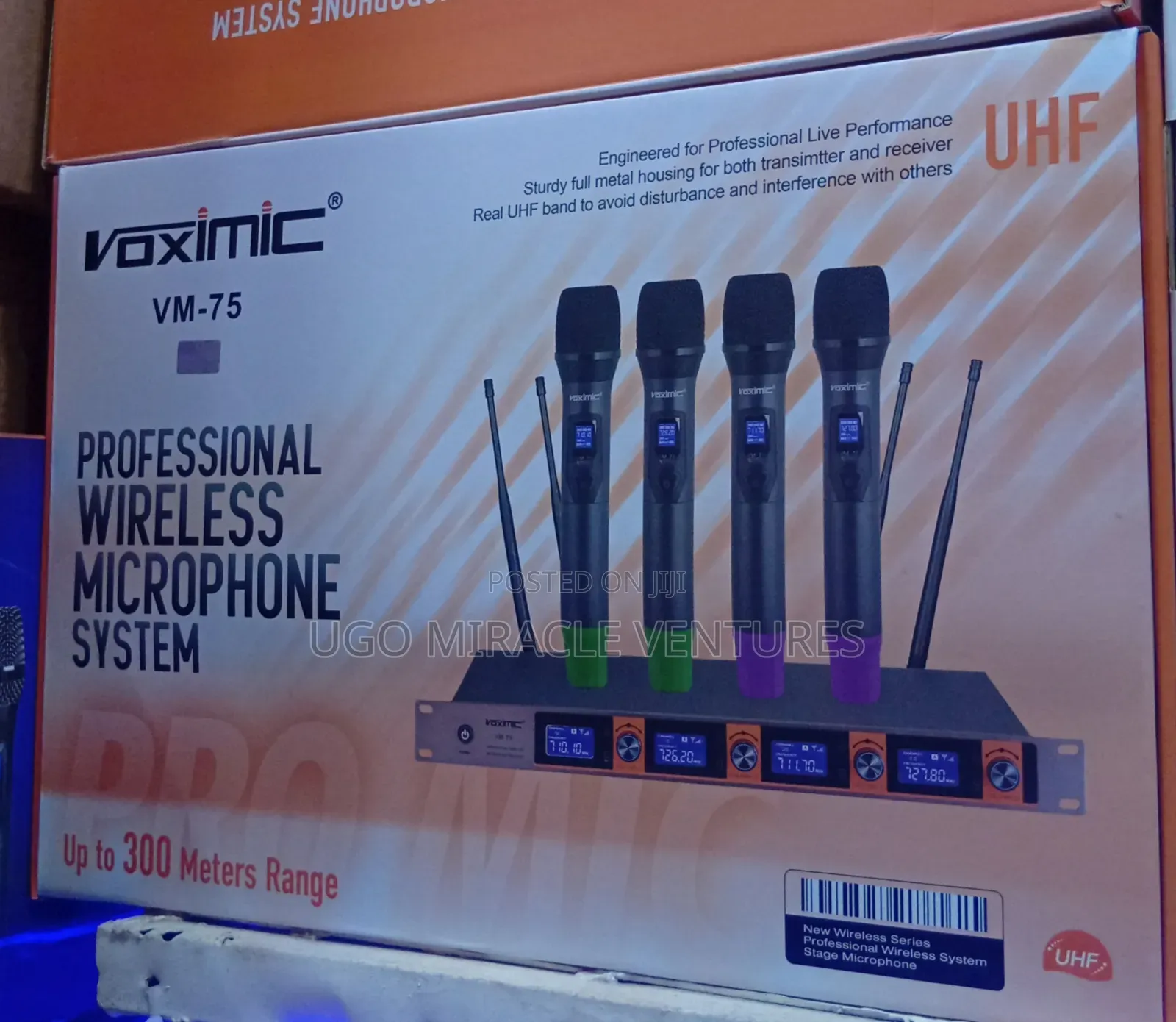 Professional Wireless Microphone Voximic Vm-75