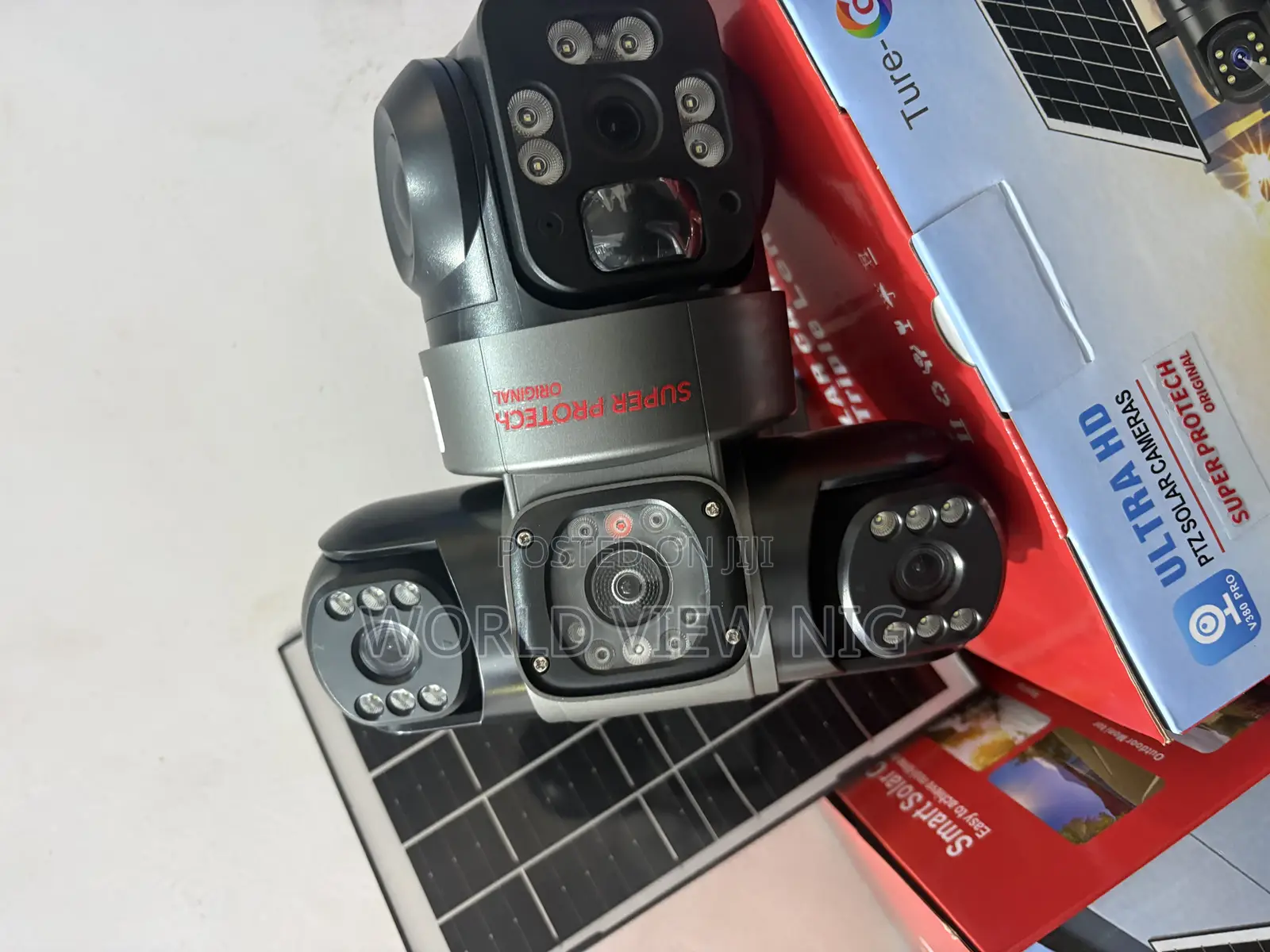 Solar Smart Home PTZ Camera Triple Lens