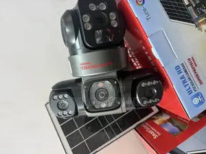 Solar Smart Home PTZ Camera Triple Lens