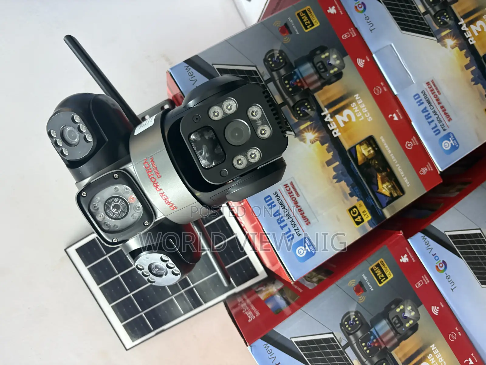 Smart Solar PTZ Camera 3 in 1 4g
