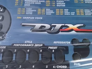 Yamaha DJX Blue Keyboard – Portable Dj Workstation for Sale