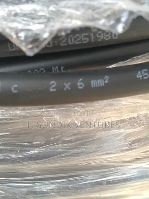 6mm 2core Full Guage Flexible Cable