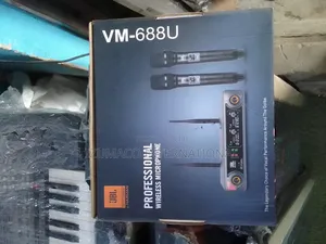 JBL Vm-688u Wireless Microphone – Brand New Dual Handheld