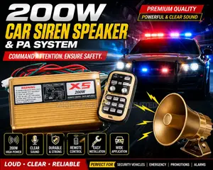 Heavy Duty 200w Siren Speaker – Powerful Audio Performance