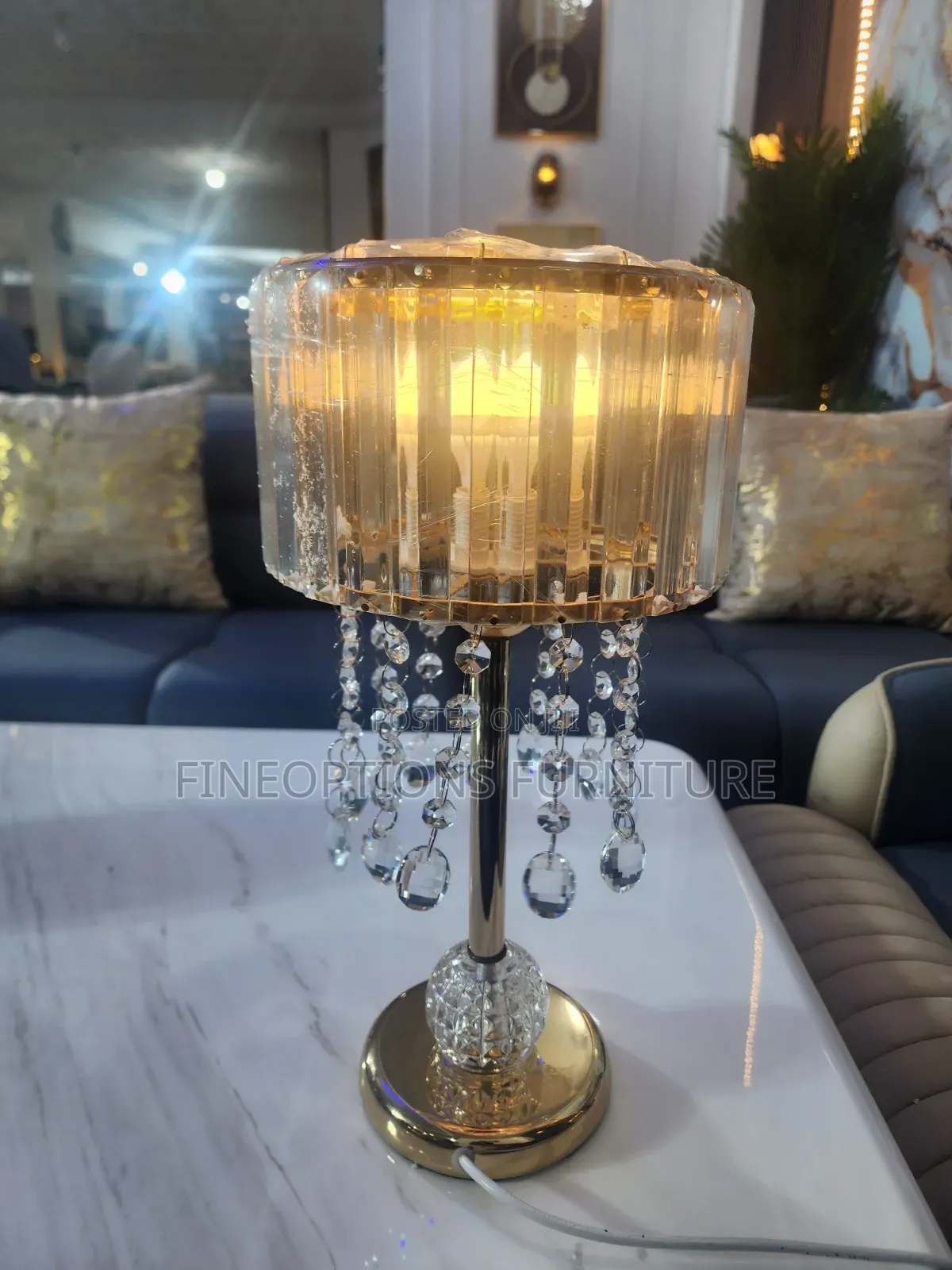 Waterfall Table Lamp