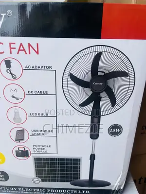 Century 15watts Light Solar Fan With 20watts Panel Inverter Friendly