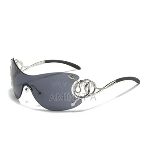 Y2k Rimless Snake Women Sunglasses