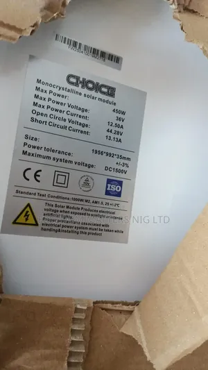 450 Watt Solar Panel Mono