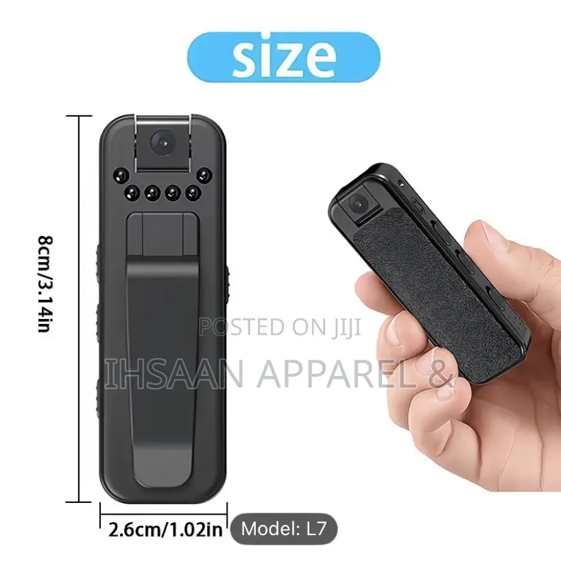 Smart Video Recorder: 1080p Mini Camera, 180° Rotating Lens