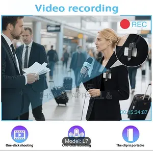 Smart Video Recorder: 1080p Mini Camera, 180° Rotating Lens