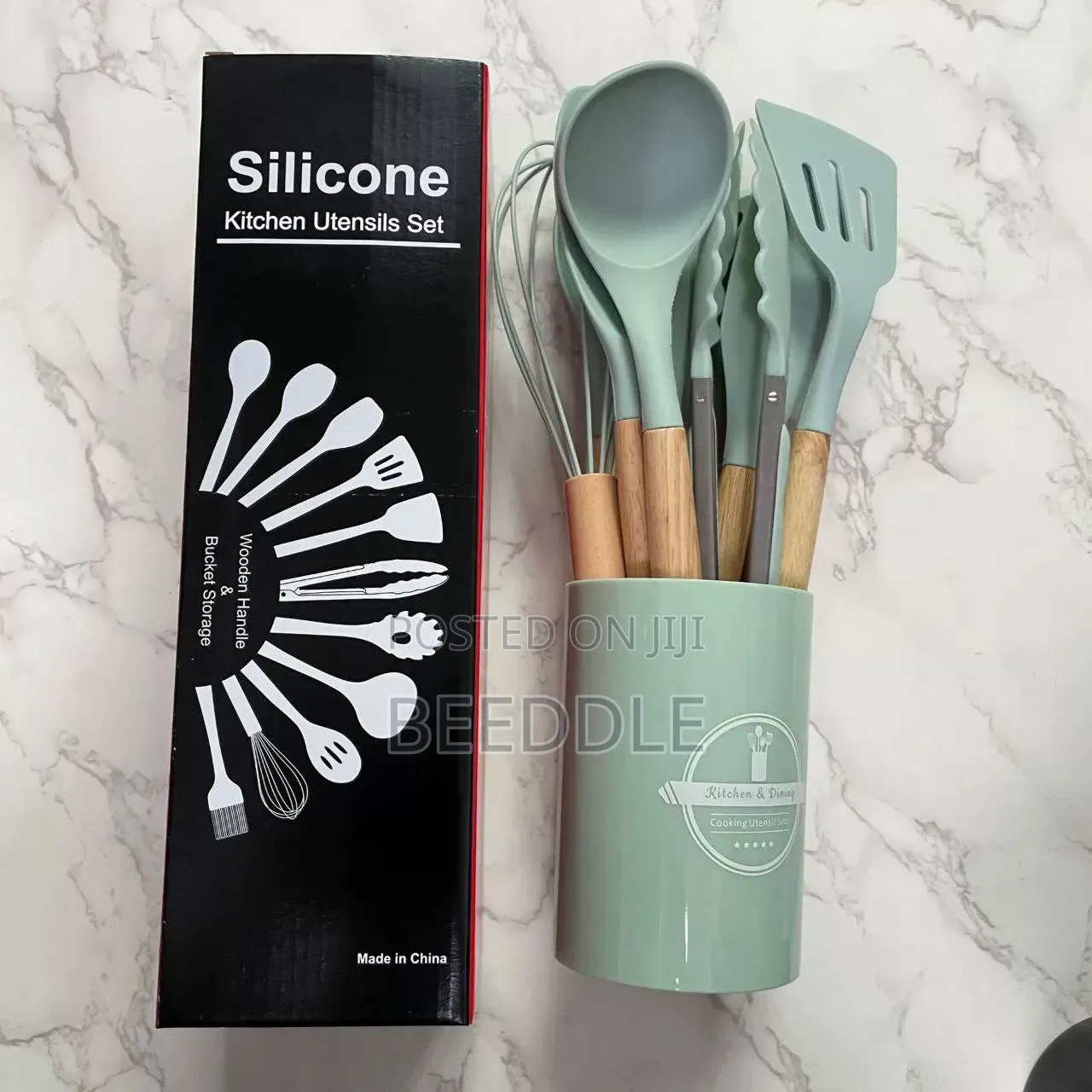 12pcs Silicon Cooking Spoon Set