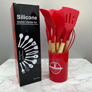 12pcs Silicon Cooking Spoon Set