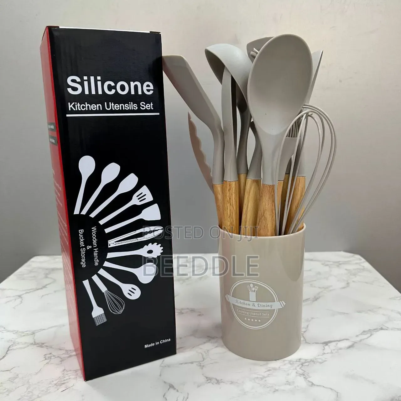 12pcs Silicon Cooking Spoon Set