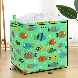 100l Jumbo Moisture-proof Laundry Storage Bag – Drawstring Closure