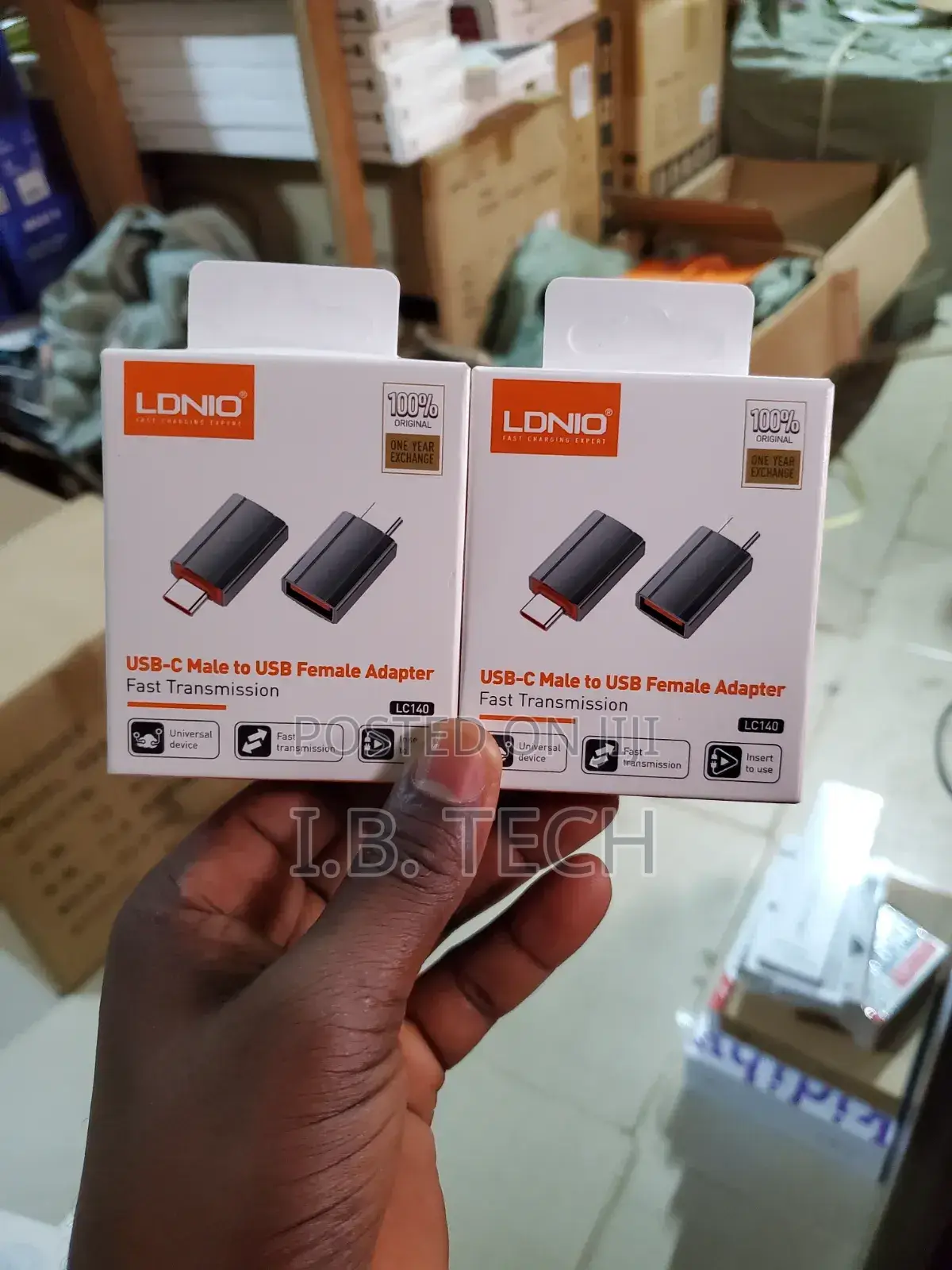 Ldnio Usb-C Male to Usb Male Adapter Lc140