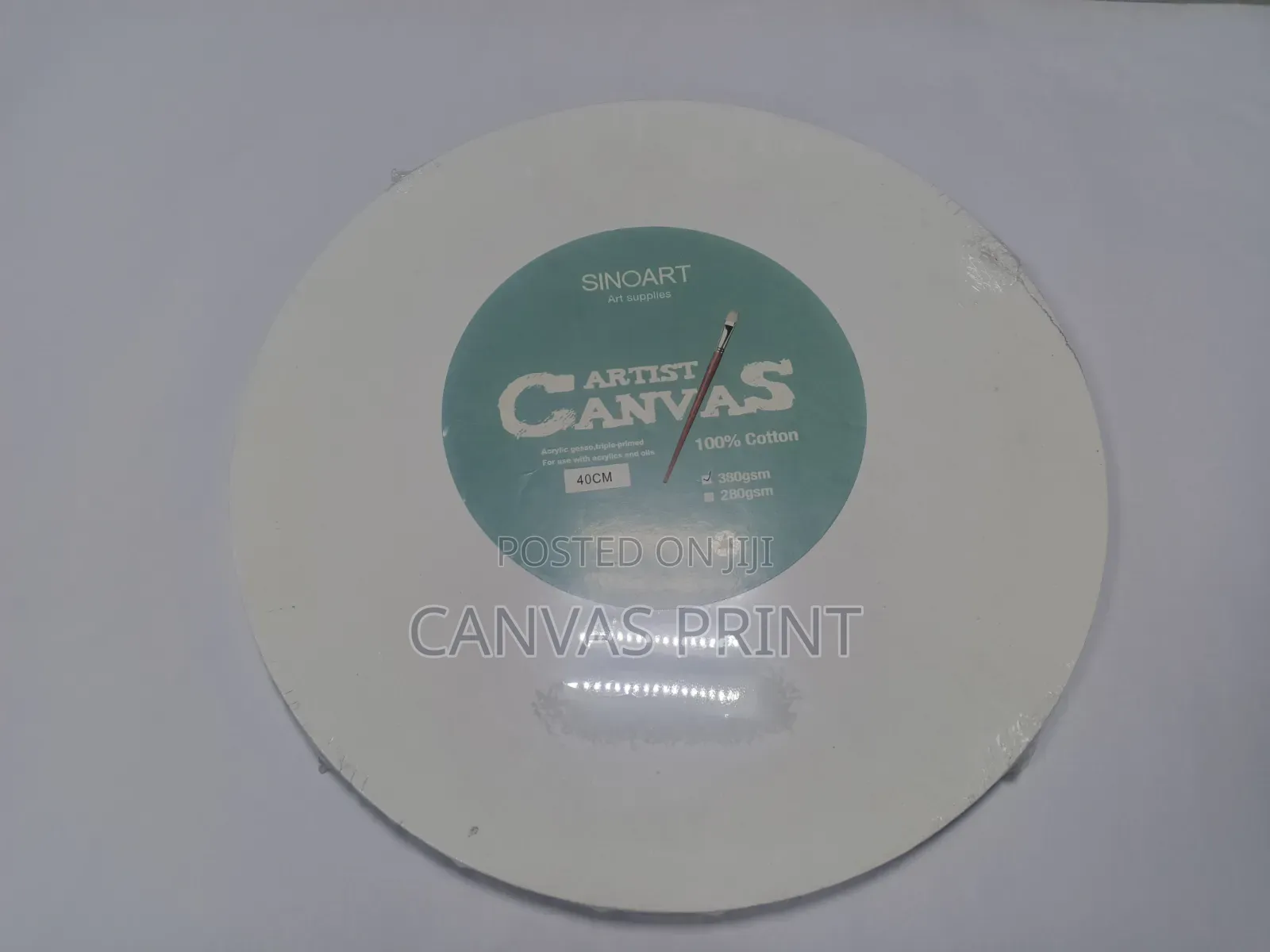 Round Stretched Canvas