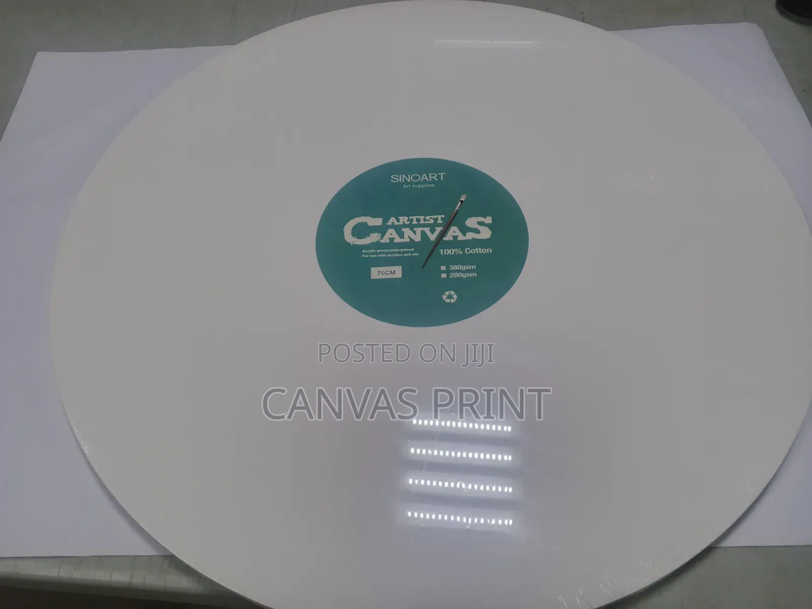 Round Stretched Canvas