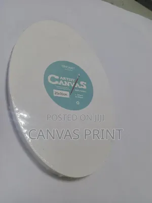 Oval Stretched Canvas