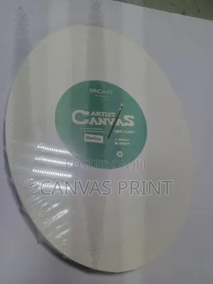 Oval Stretched Canvas