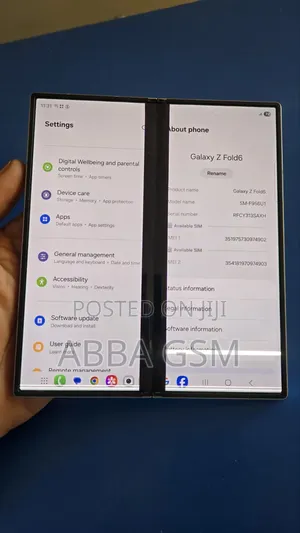 New Samsung Galaxy Z Fold6 256 GB Silver