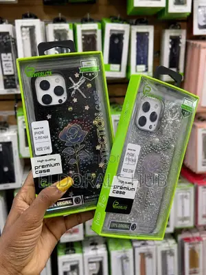 Luxury Rose Star iPhone 13 Pro Max Case Glitter Shockproof Cover