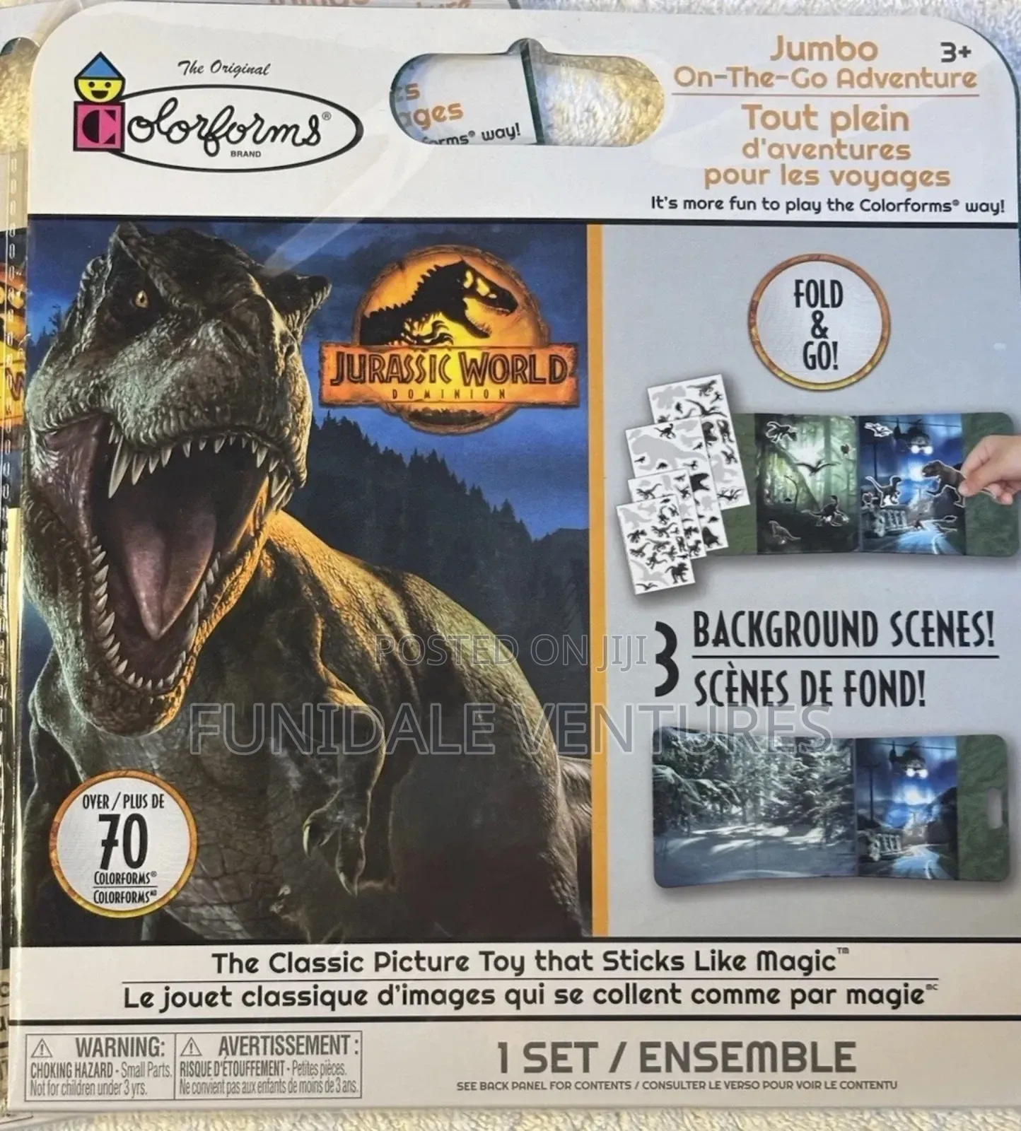 Jurassic World 72 Colorforms