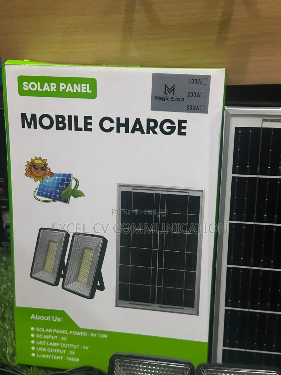 Solar Power Bank With Panel
