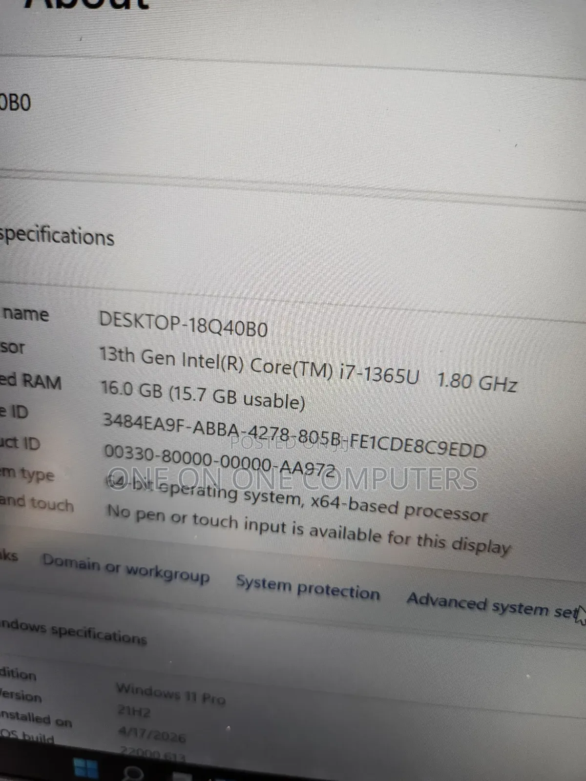Laptop Dell Latitude 5440 16GB Intel Core i7 SSD 512GB