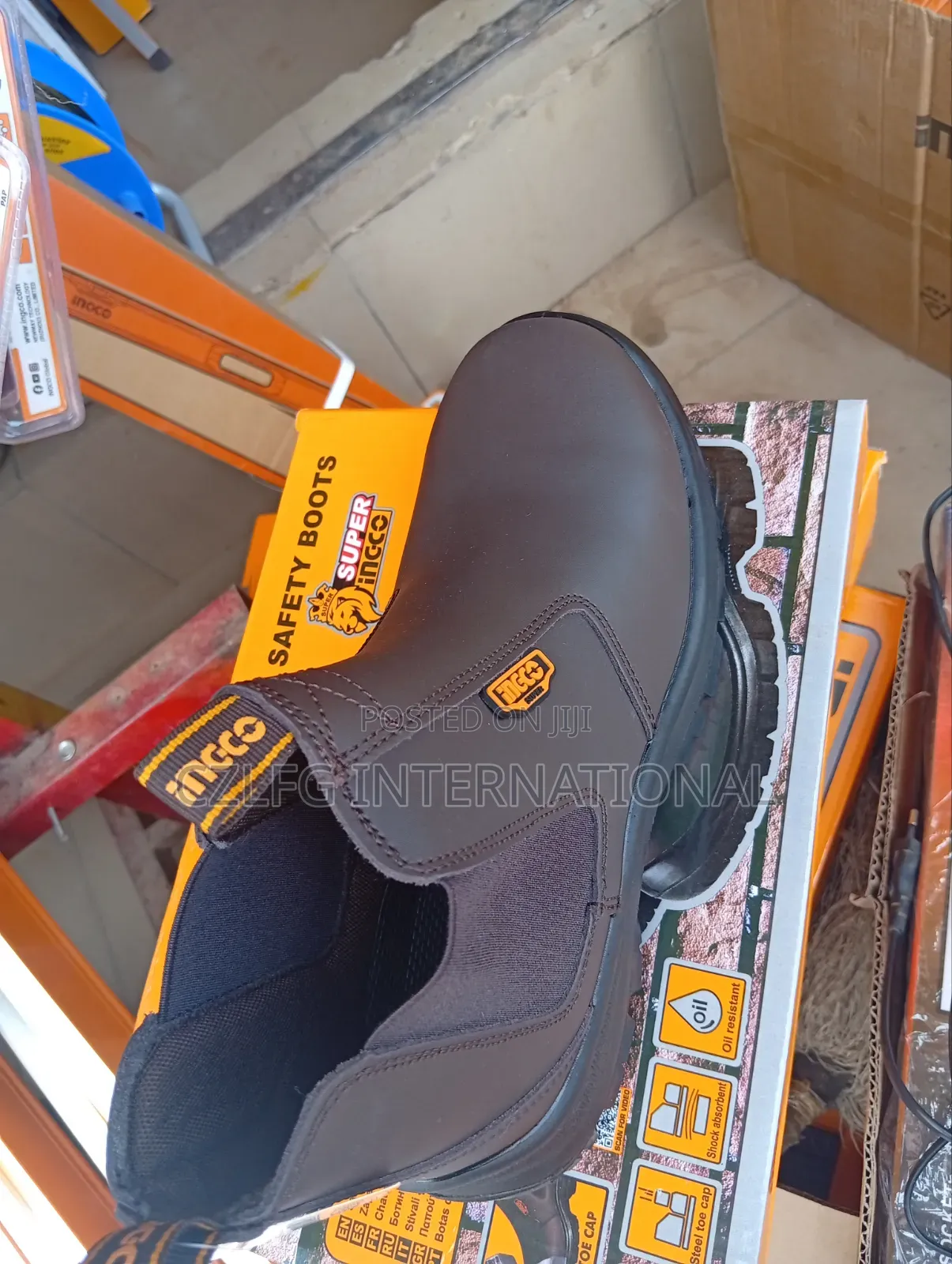 Laceless Ingco Safety Boot