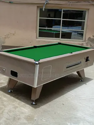 Marble and Coin Operated Snooker Board