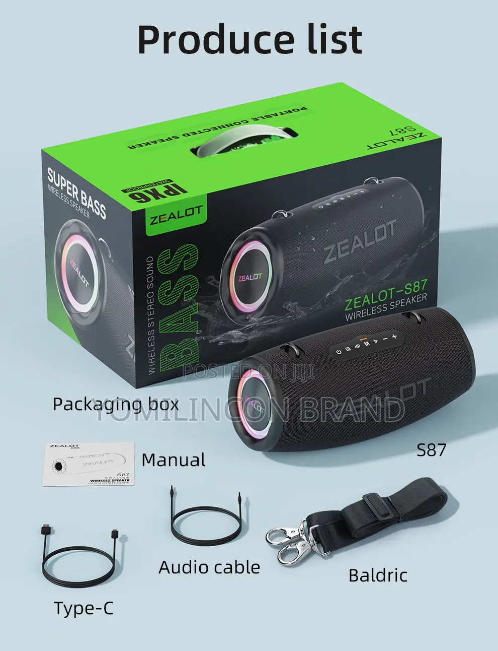 Zealot S87 Bluetooth Speaker