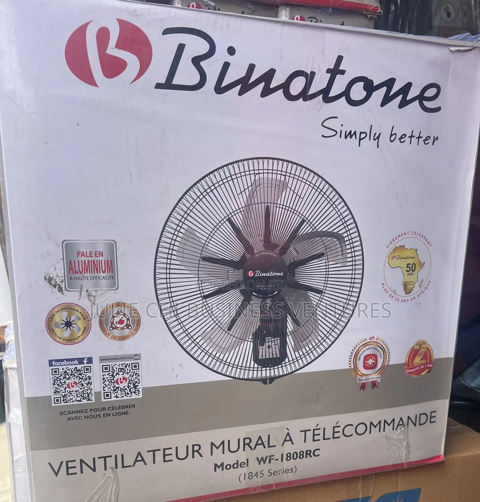 Quality Brand New Binatone Remote Control Wall Fan