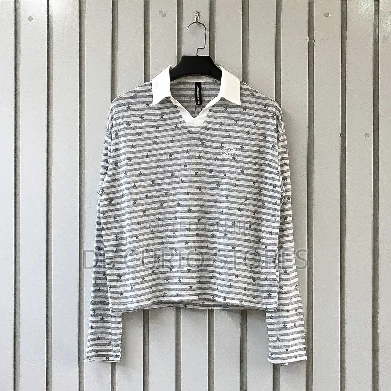 Multi-Star Long-Sleeve Polo