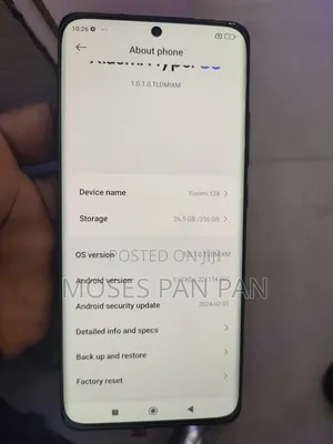 Xiaomi 12X 256 GB Black