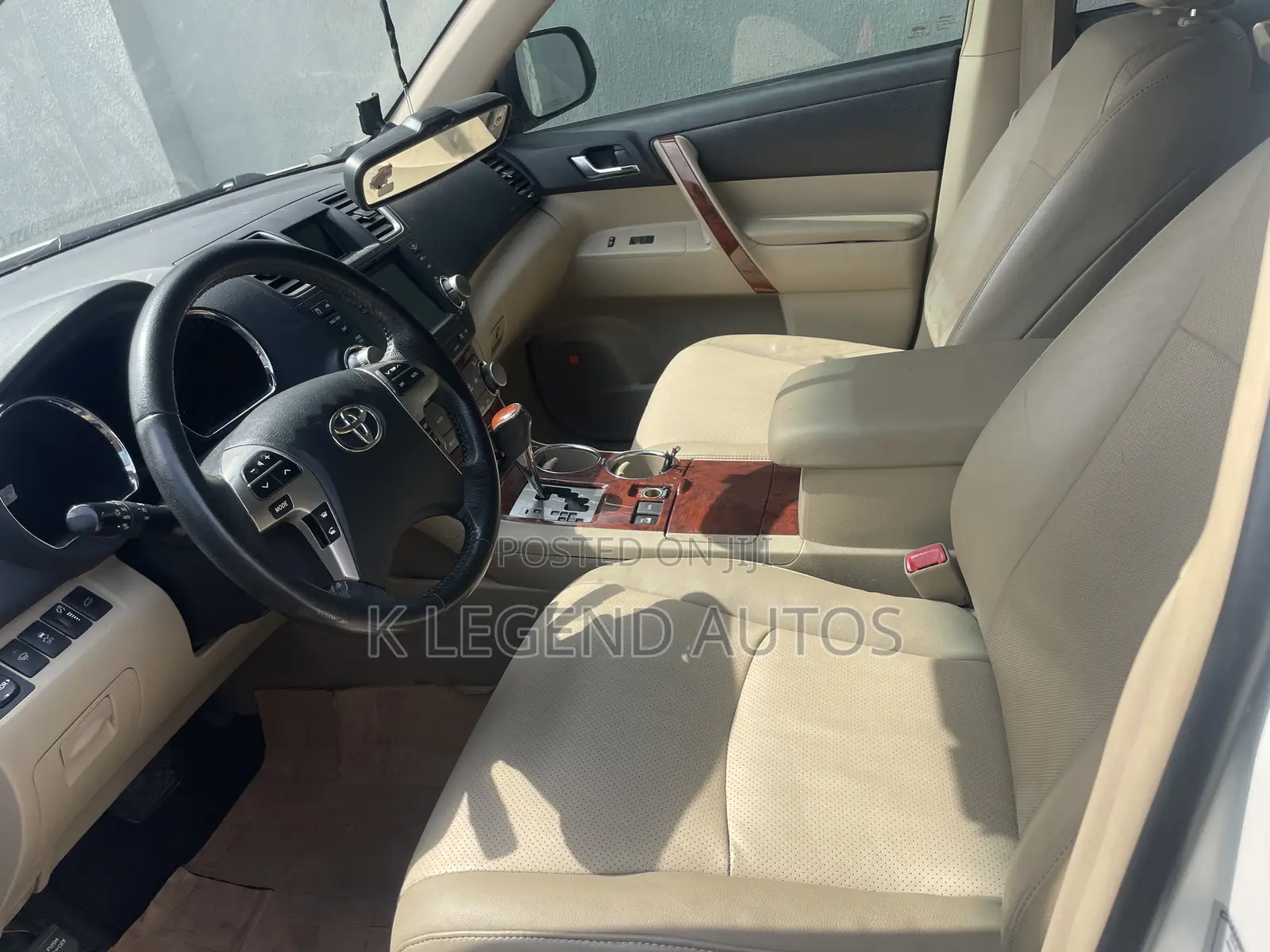 Toyota Highlander Limited 2012 White
