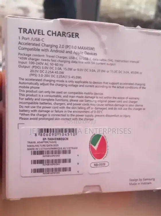 Samsung Adapter Charger