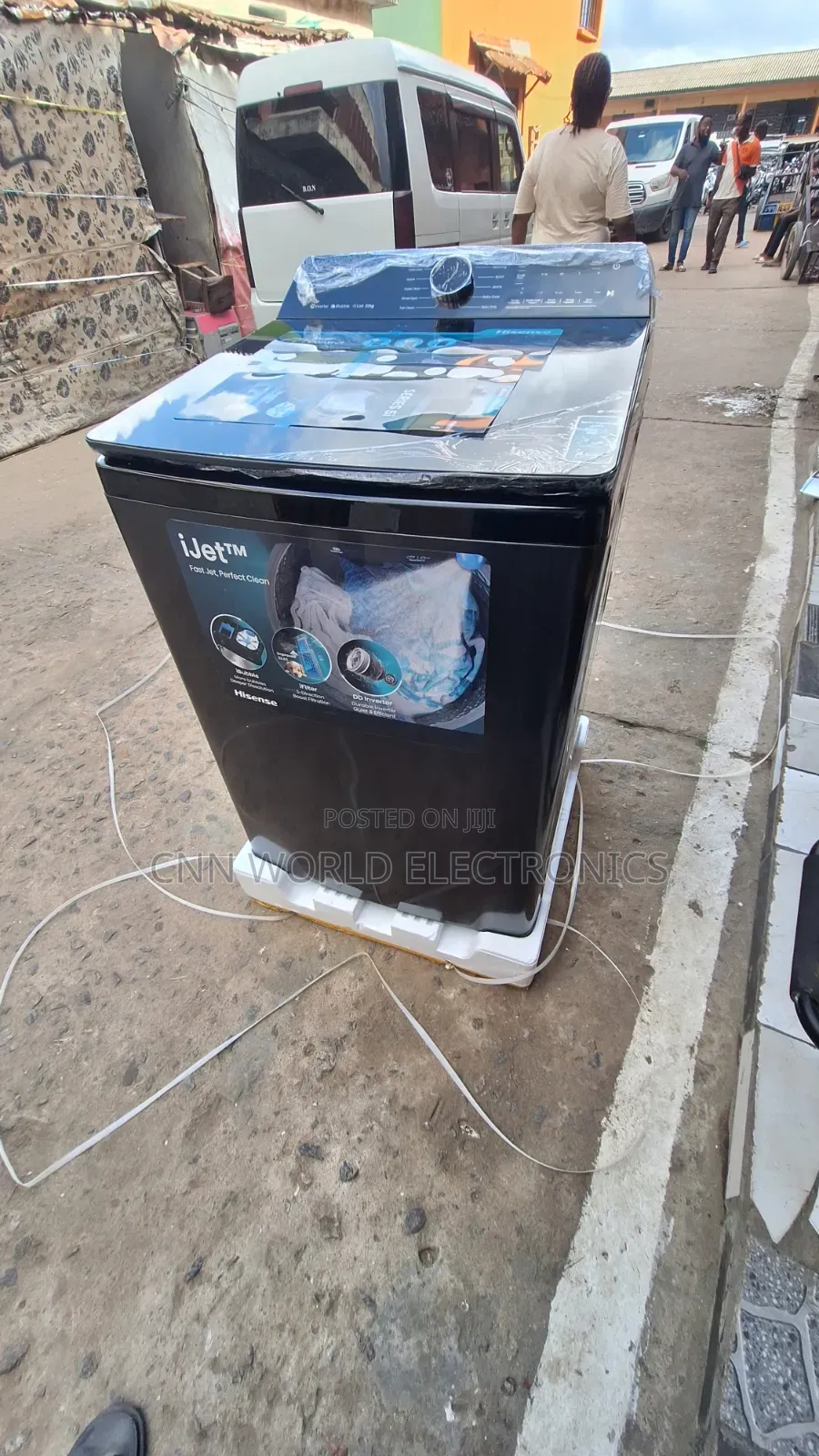 New Hisense 20kg Automatic Top Load Washing Machine (Wt512023db) 1year