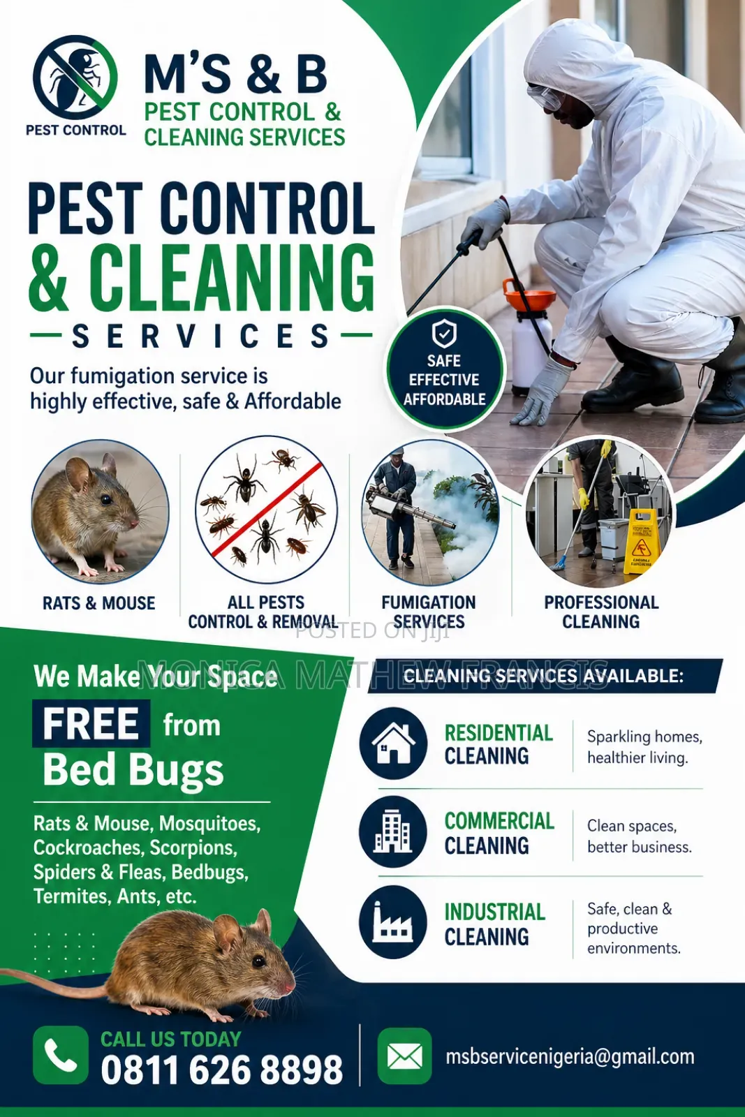 M's B Pest Control/Fumigation