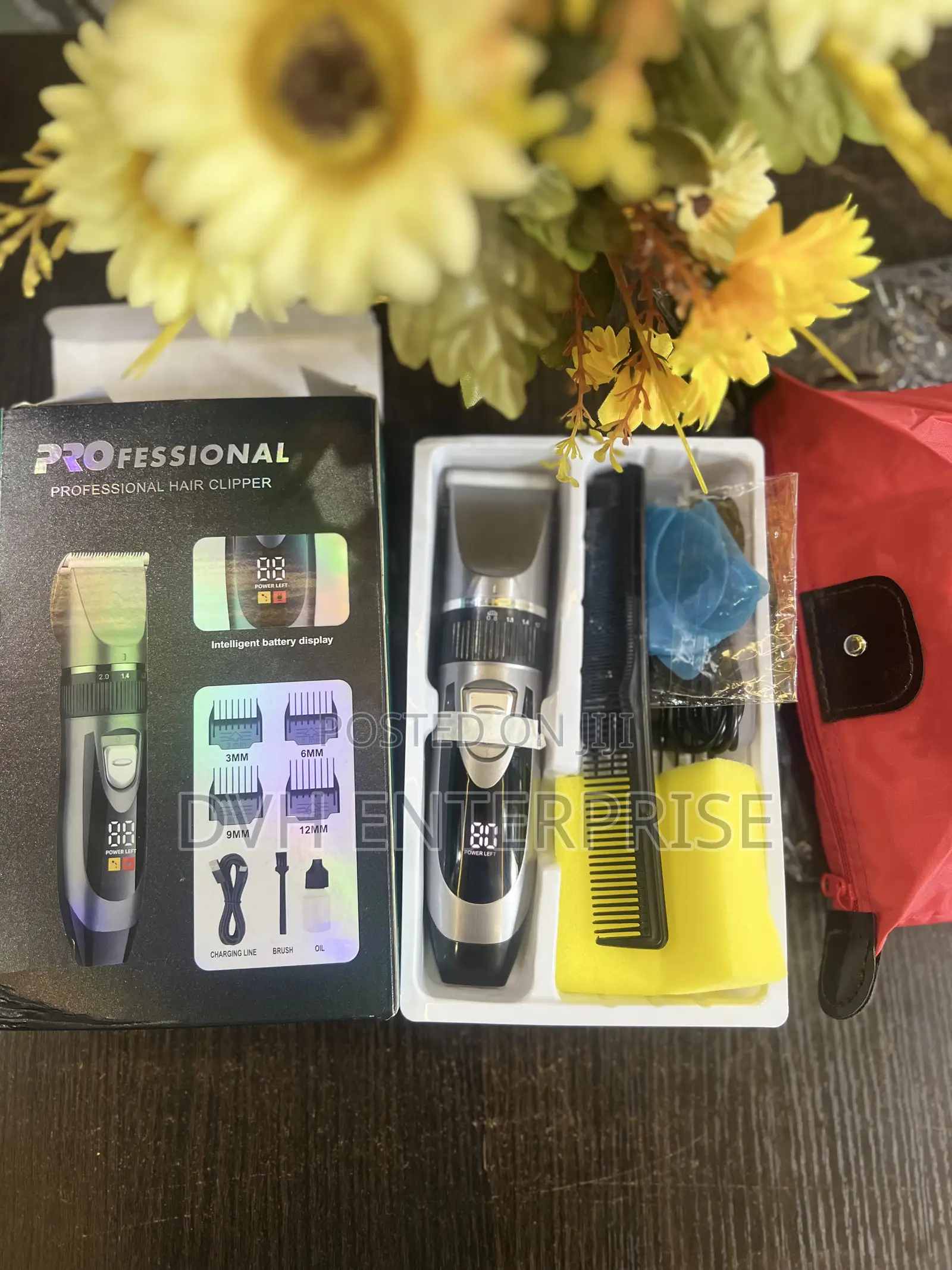 Professional Hair Clipper With Digital Display