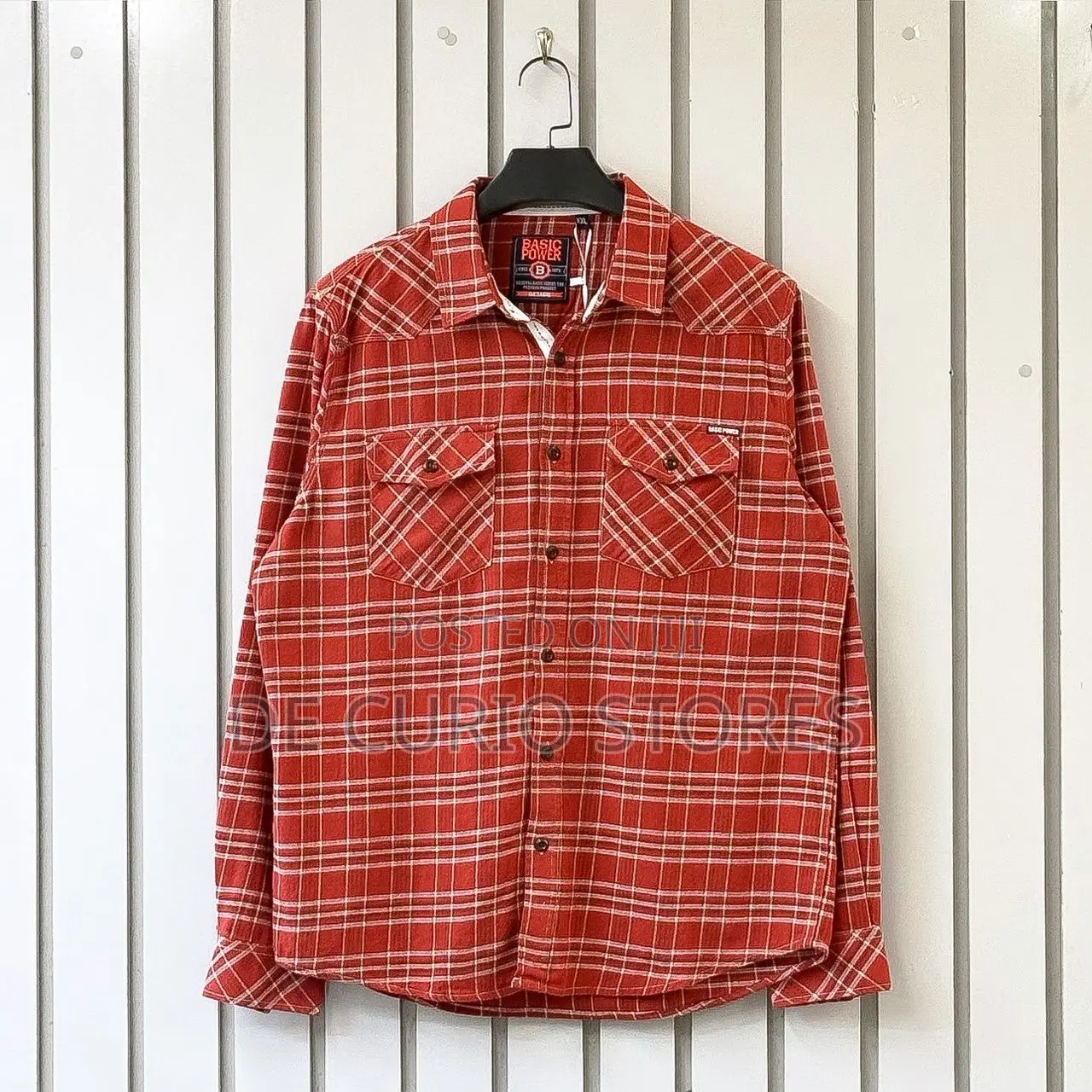 Multi-Line Flannel Plaid Longsleeve Shirt