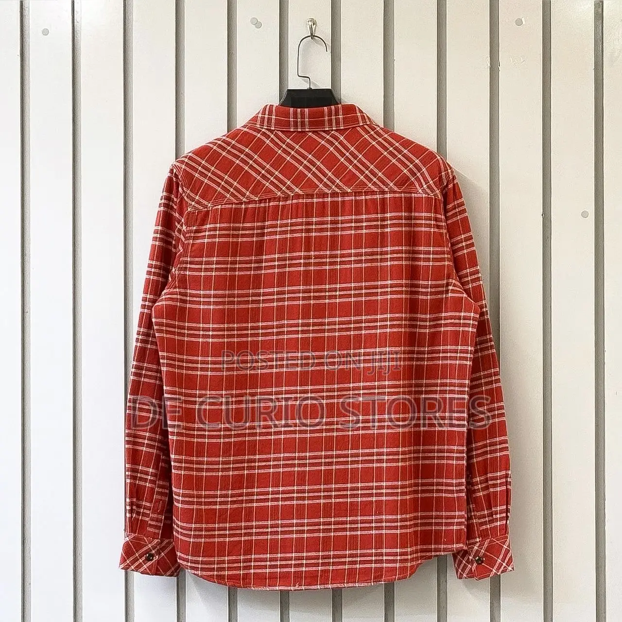Multi-Line Flannel Plaid Longsleeve Shirt