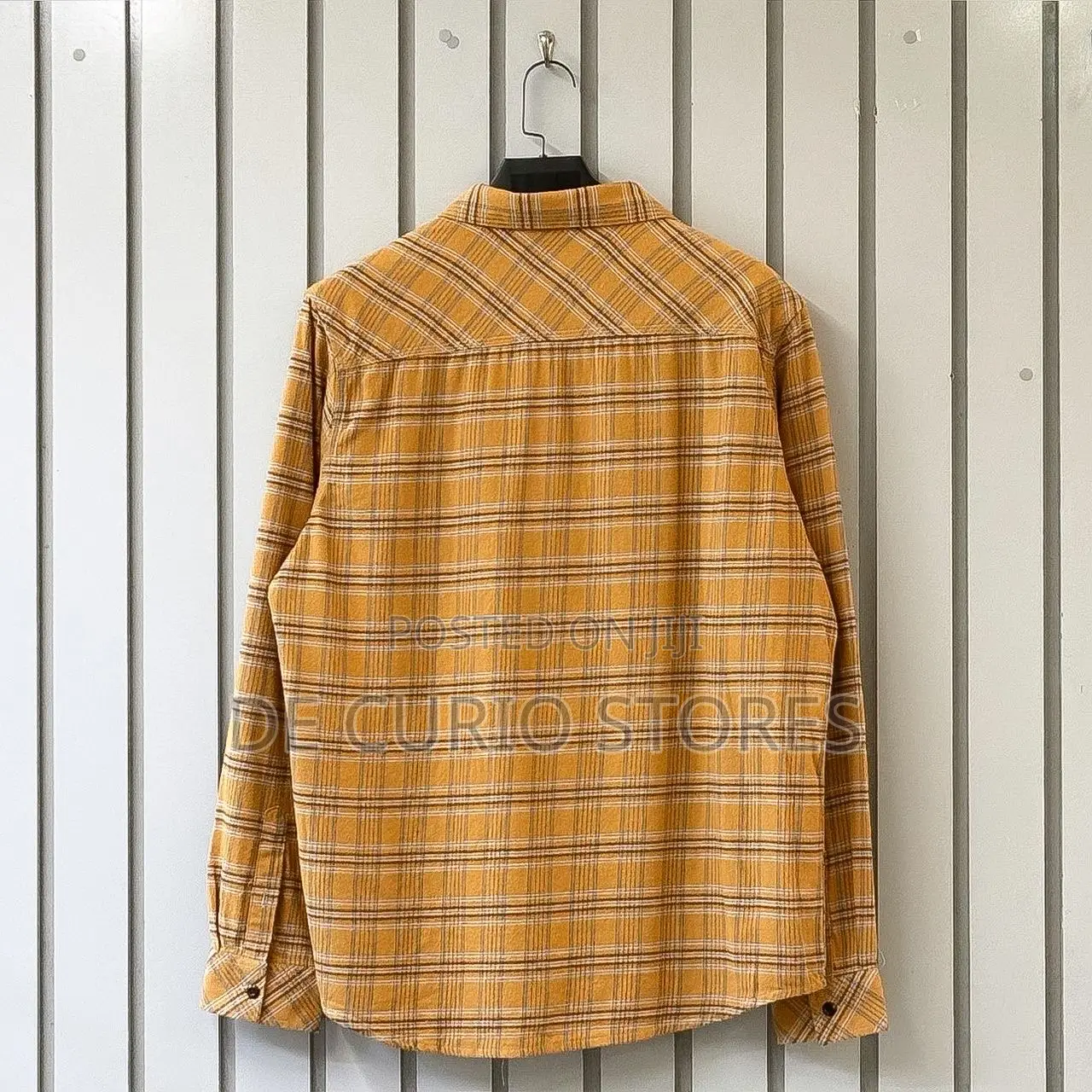 Multi-Line Flannel Plaid Longsleeve Shirt